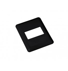 PLACA P/ 1 MODULO HORIZONTAL - BLUX OVERLAP GRAFITE